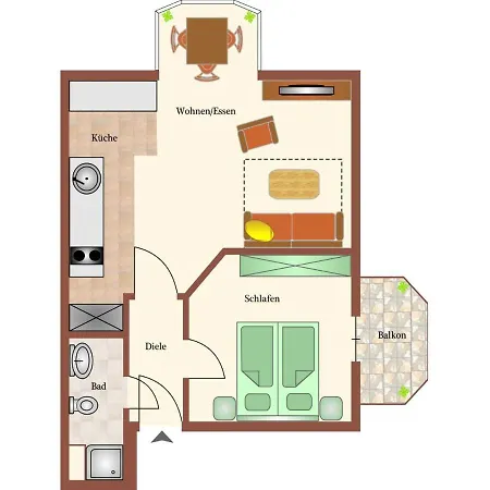 Apartamento Haus Robbenplatte Whg 4 Seesicht Cuxhaven