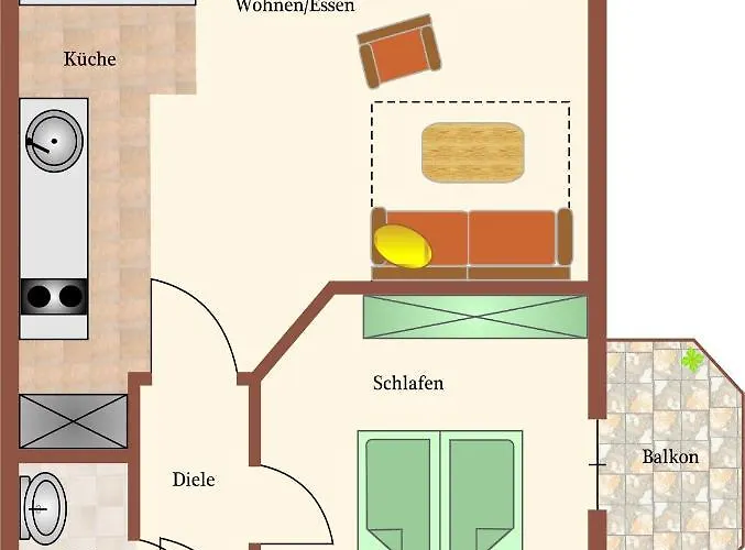 Haus Robbenplatte Whg 4 Seesicht